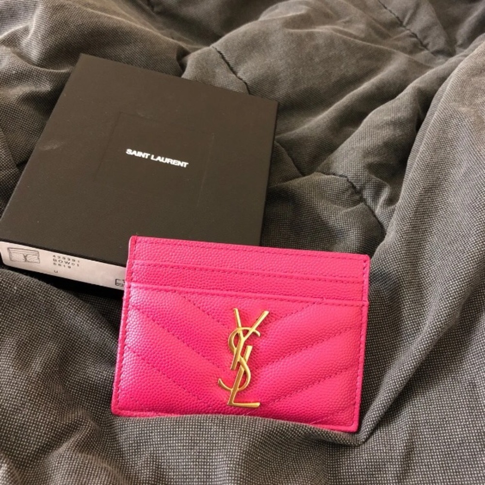 YSL card holder